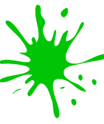 green colour paint