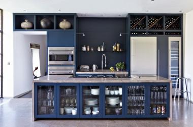 Dark Blue Kitchen