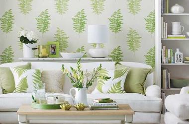 Green Fern Living Room