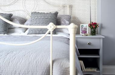 Grey Textured Bedroom