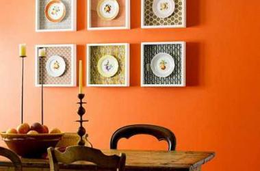 Orange Dining Room