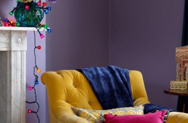 Bright Purple Living Room